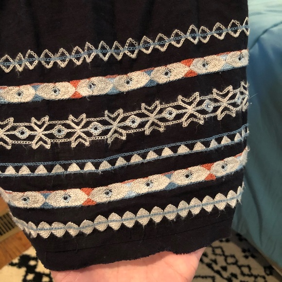 🌵Free People top/dress with Aztec embroidery - Picture 3 of 7